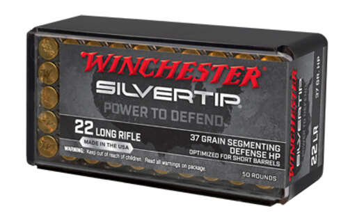 Ammunition Winchester Ammunition Slivertip 22LR WIN SILVERTIP 22LR 37GR HP 50/2000